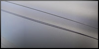 Single color, double-line vinyl pinstriping tape.