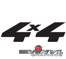 VG827 Custom 4X4 Vinyl Decals