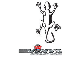 VG856 Custom Gecko Vinyl Decals